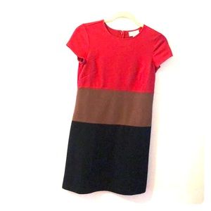 LOFT Colorblock T-Shirt Dress